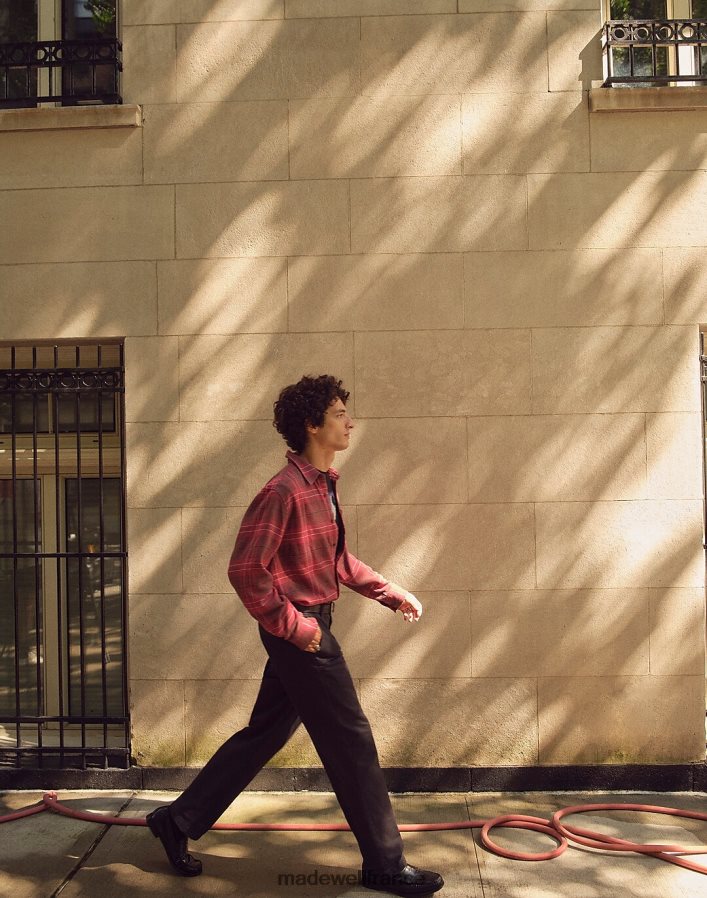 vêtements fr Madewell Hommes pantalon chino oversize olives séchées DX8828202