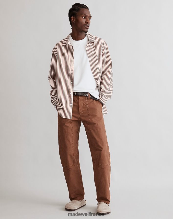 vêtements fr Madewell Hommes pantalon de travail droit décontracté fourrage DX8828224
