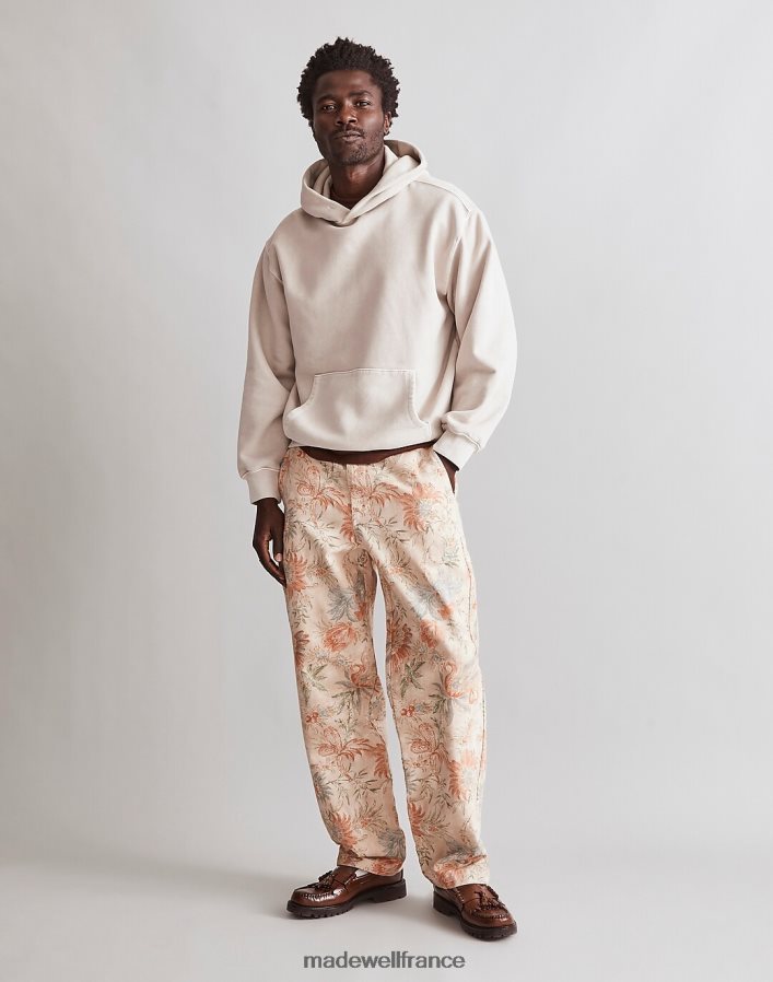 vêtements fr Madewell Hommes pantalon droit vintage en toile dune d'été DX8828222