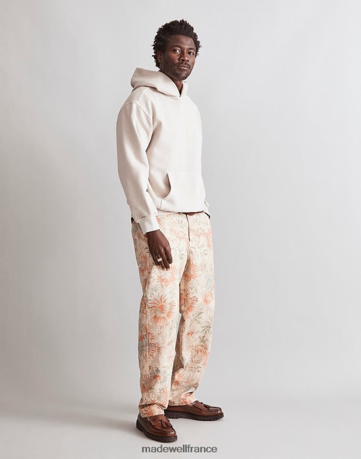 vêtements fr Madewell Hommes pantalon droit vintage en toile dune d'été DX8828222