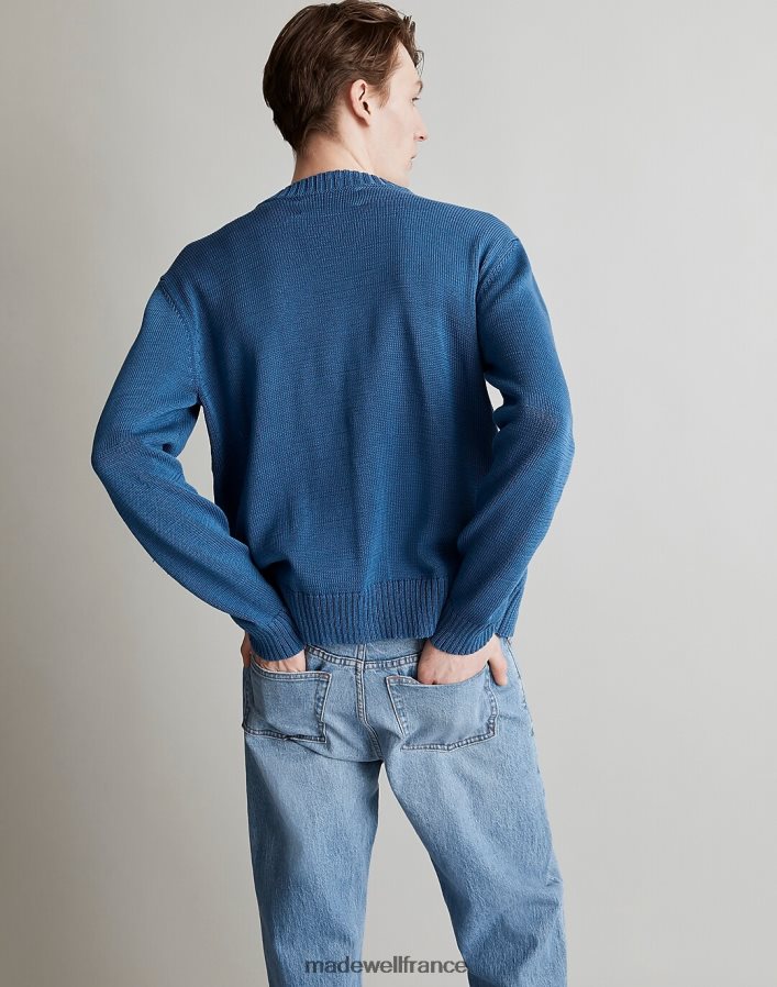 vêtements fr Madewell Hommes cardigan de couloir bukhari bleu DX8828437