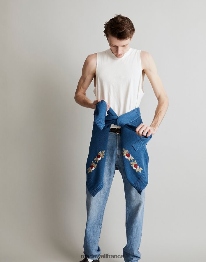 vêtements fr Madewell Hommes cardigan de couloir bukhari bleu DX8828437