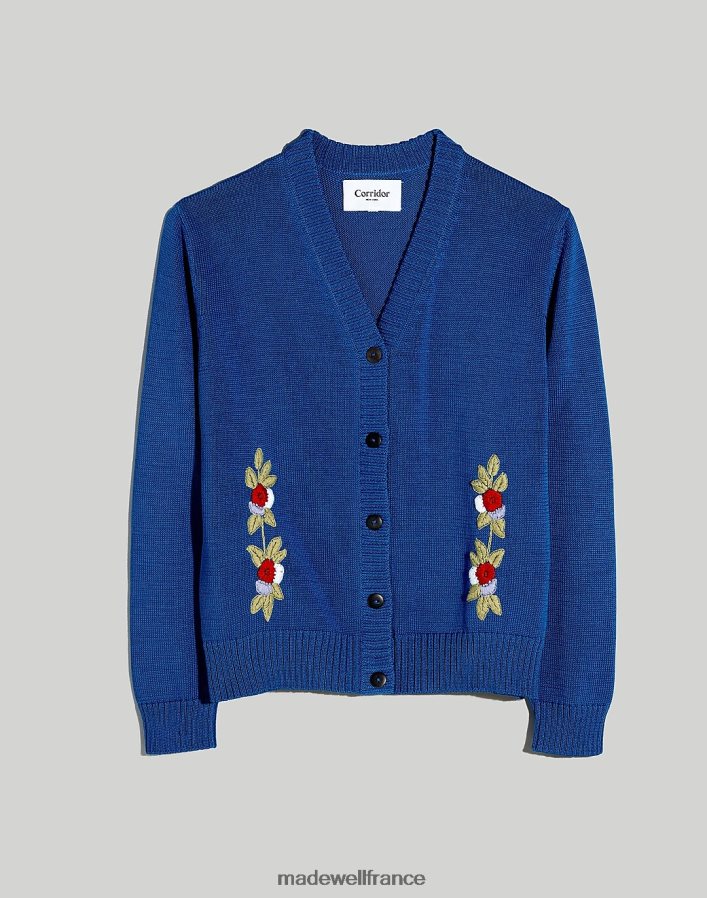 vêtements fr Madewell Hommes cardigan de couloir bukhari bleu DX8828437