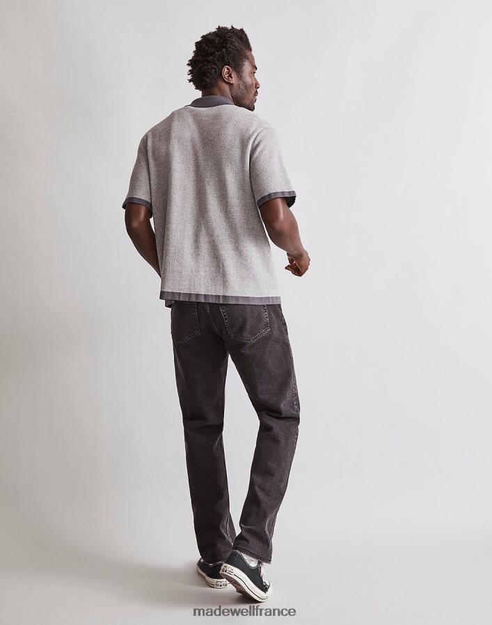 vêtements fr Madewell Hommes polo boutonné à manches courtes orage DX8828232