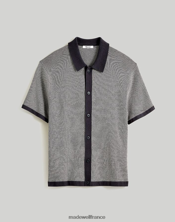 vêtements fr Madewell Hommes polo boutonné à manches courtes orage DX8828232