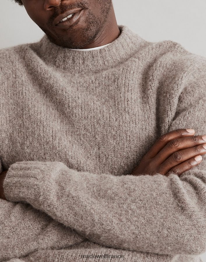 vêtements fr Madewell Hommes pull ras du cou en laine mérinos mélangée ruines de bruyère à Chypre DX8828335