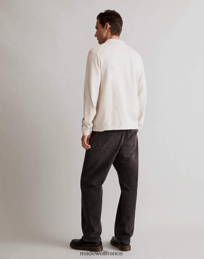 vêtements fr Madewell Hommes veste-pull boutonnée sur le devant lin vintage chiné DX8828343