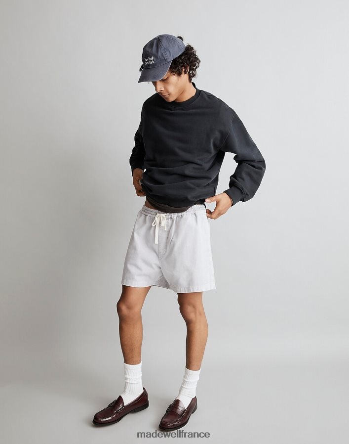 vêtements fr Madewell Hommes Short de tous les jours en coton 4 1/2'' lavande fanée DX8828324