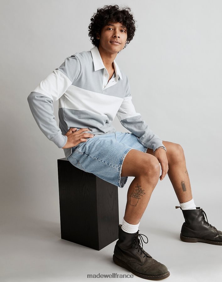 vêtements fr Madewell Hommes Short en jean 8'' lavage breyman DX8828325