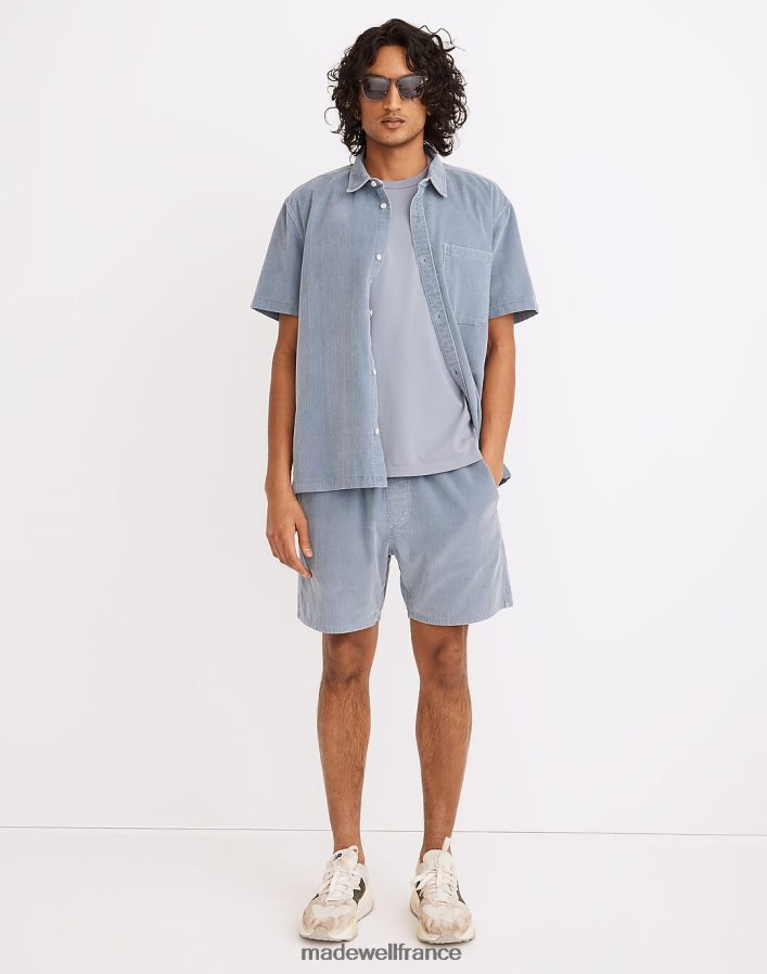 vêtements fr Madewell Hommes Short en velours côtelé panaché 6 1/2'' pierre ponce DX8828326