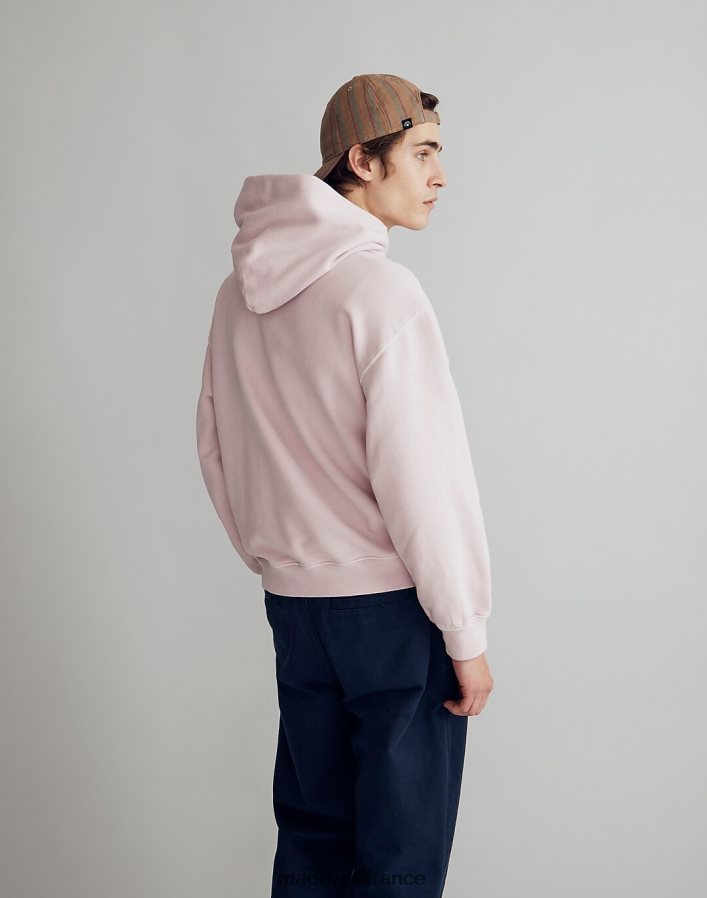 vêtements fr Madewell Hommes le sweat à capuche d'épaisseur moyenne McCarren acier vert DX8828370