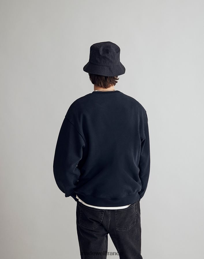 vêtements fr Madewell Hommes le sweat-shirt à col rond d'épaisseur moyenne McCarren acajou tendre DX8828372