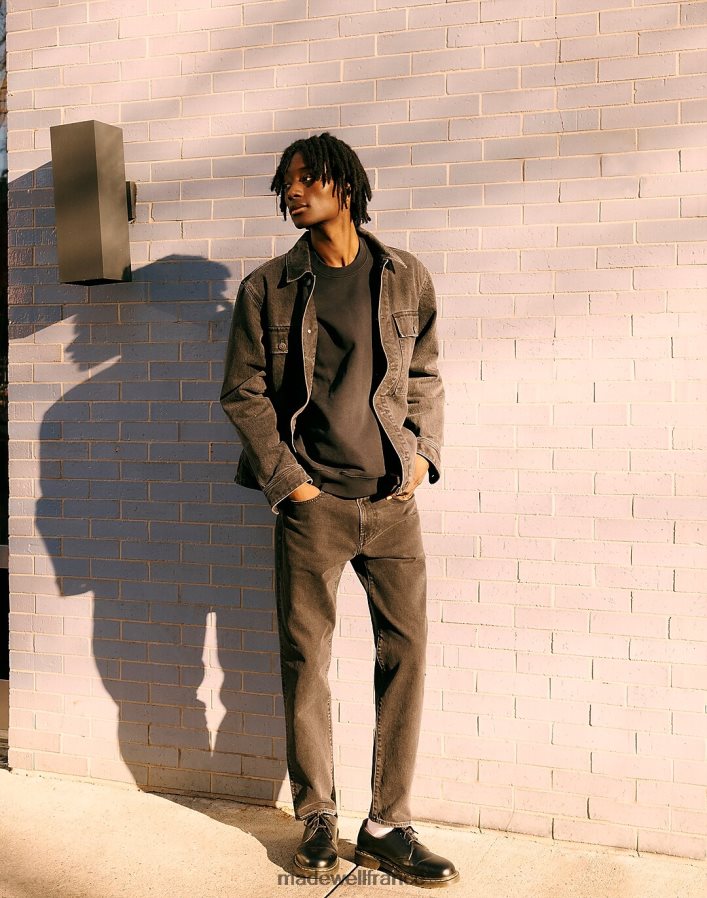 vêtements fr Madewell Hommes le sweat-shirt à col rond d'épaisseur moyenne McCarren acajou tendre DX8828372