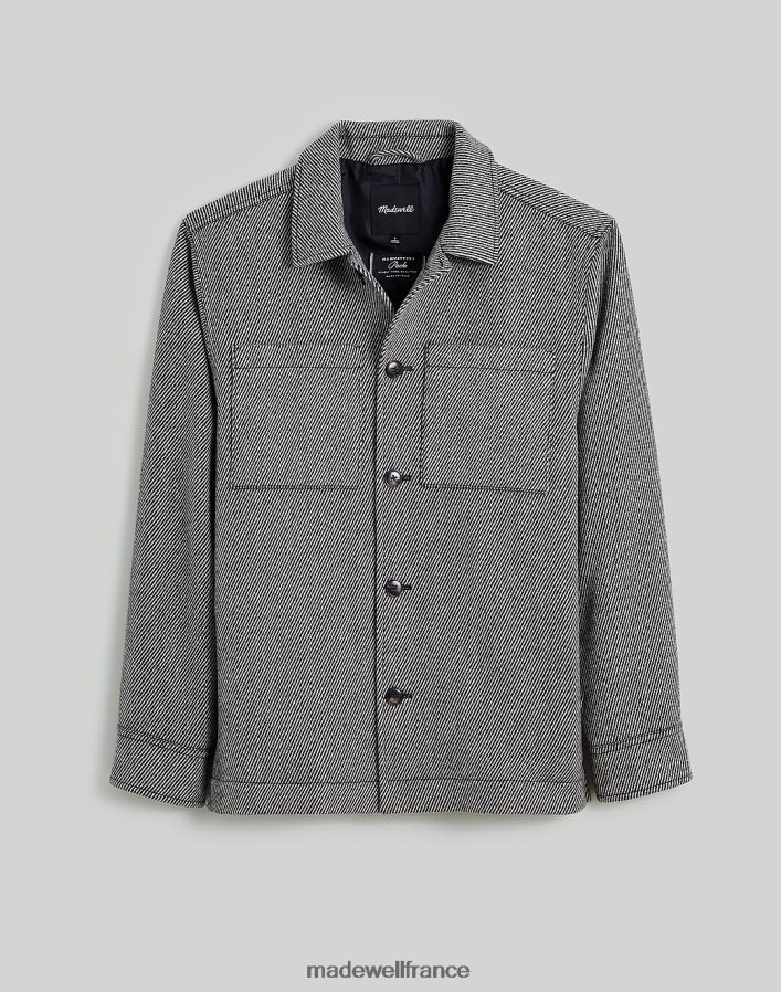 vêtements fr Madewell Hommes tissu italien pour chemise et veste gris DX8828122