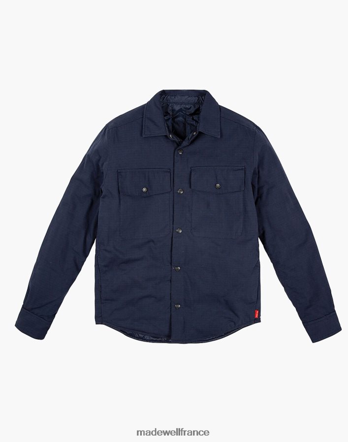 vêtements fr Madewell Hommes topo designs veste-chemise isolée vert foncé DX8828601