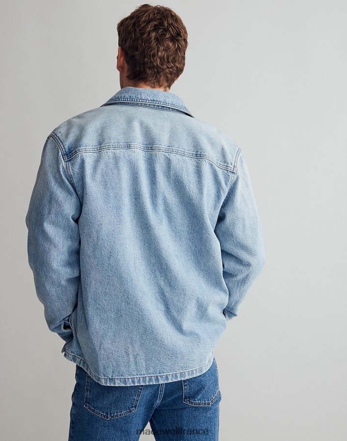 vêtements fr Madewell Hommes veste-chemise en jean lavage de Highbury DX8828112