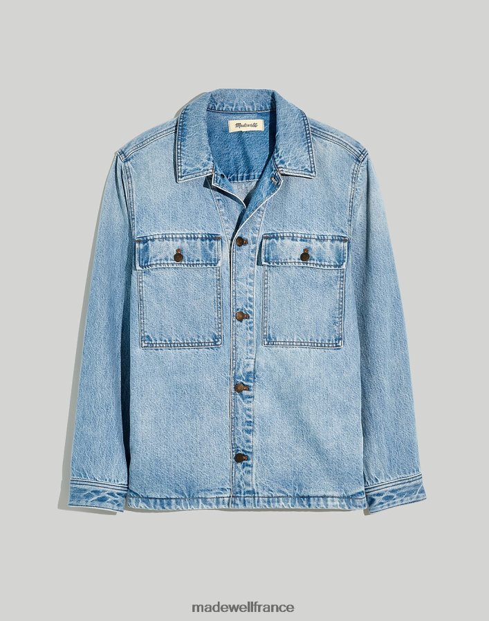 vêtements fr Madewell Hommes veste-chemise en jean lavage de Highbury DX8828112