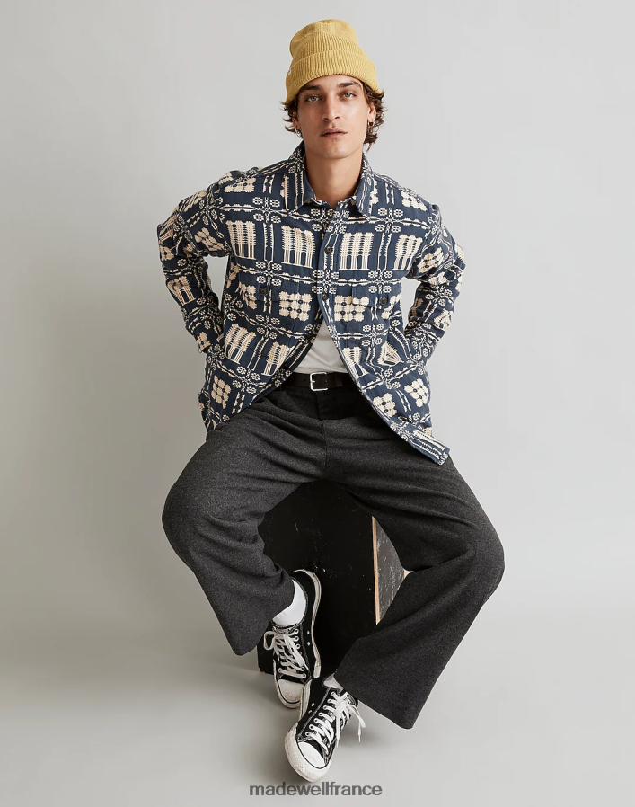 vêtements fr Madewell Hommes veste lancaster couloir marine DX8828432